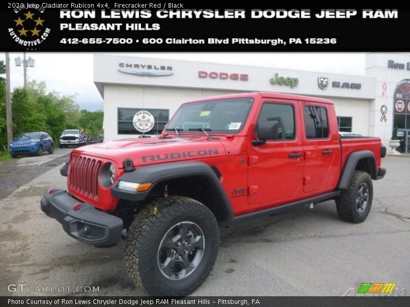 Firecracker Red / Black 2020 Jeep Gladiator Rubicon 4x4