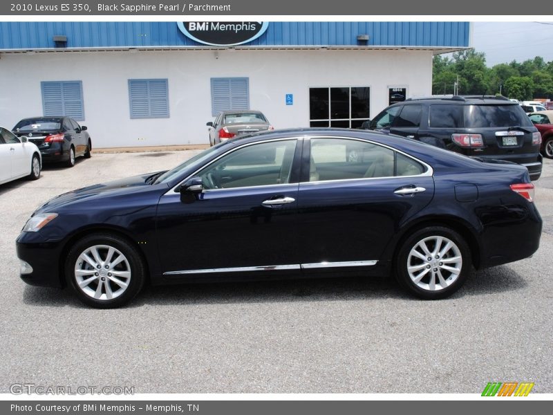 Black Sapphire Pearl / Parchment 2010 Lexus ES 350