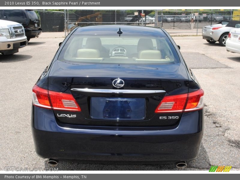 Black Sapphire Pearl / Parchment 2010 Lexus ES 350