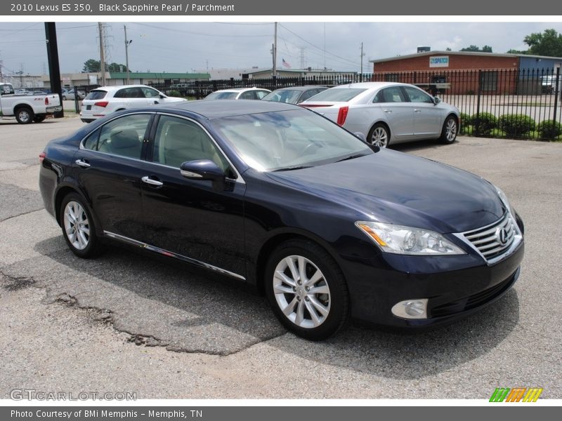 Black Sapphire Pearl / Parchment 2010 Lexus ES 350