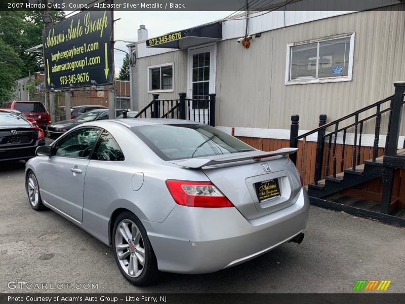Alabaster Silver Metallic / Black 2007 Honda Civic Si Coupe