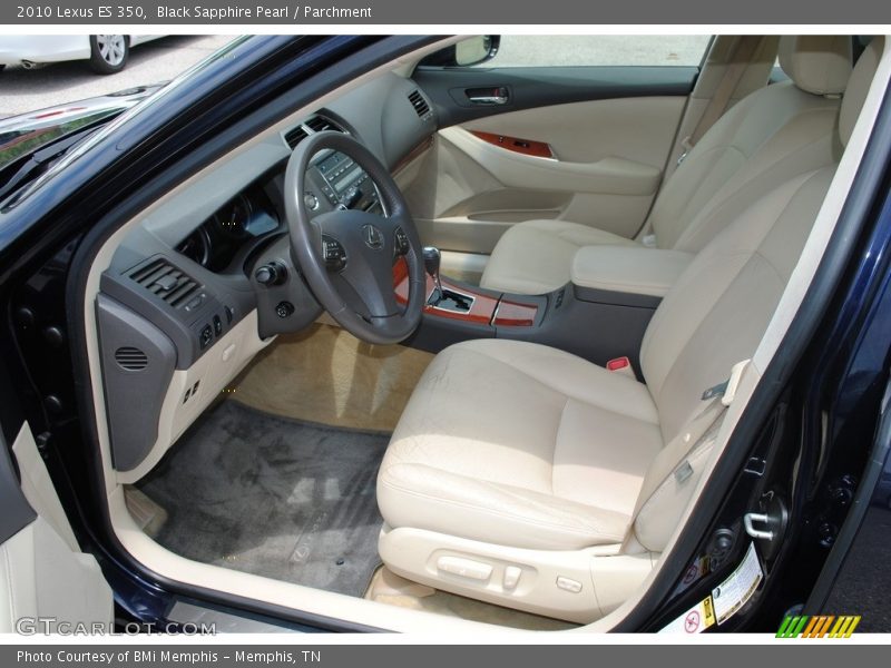 Black Sapphire Pearl / Parchment 2010 Lexus ES 350