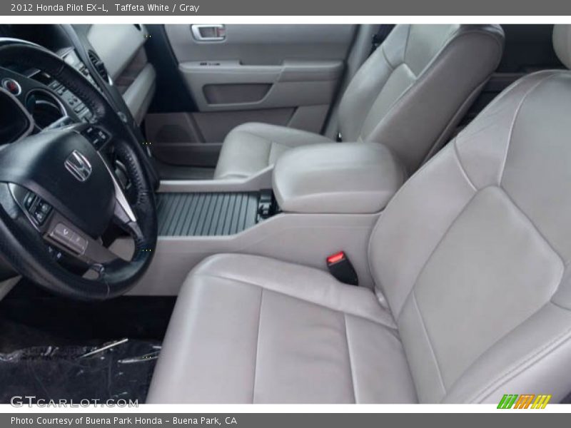 Taffeta White / Gray 2012 Honda Pilot EX-L