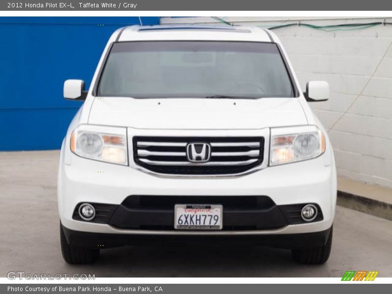Taffeta White / Gray 2012 Honda Pilot EX-L