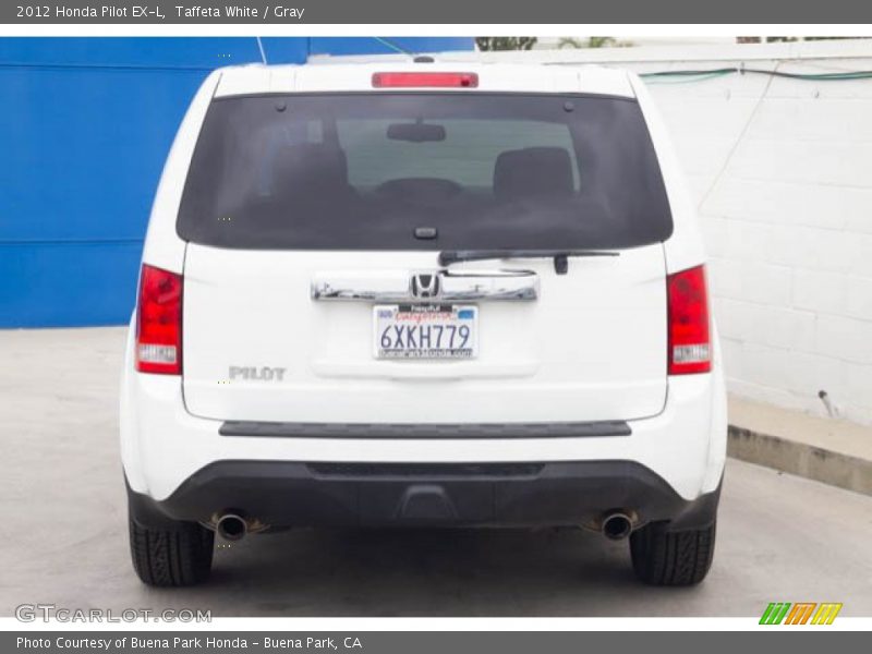 Taffeta White / Gray 2012 Honda Pilot EX-L