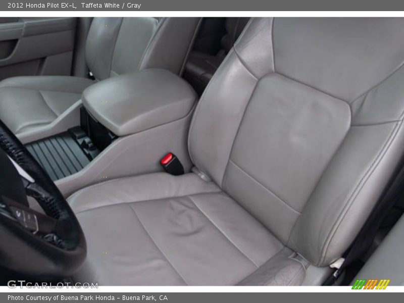 Taffeta White / Gray 2012 Honda Pilot EX-L