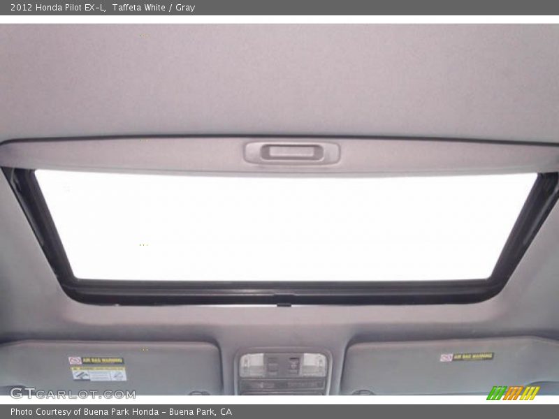 Taffeta White / Gray 2012 Honda Pilot EX-L