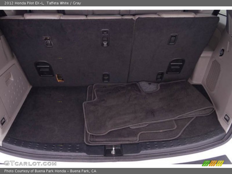 Taffeta White / Gray 2012 Honda Pilot EX-L