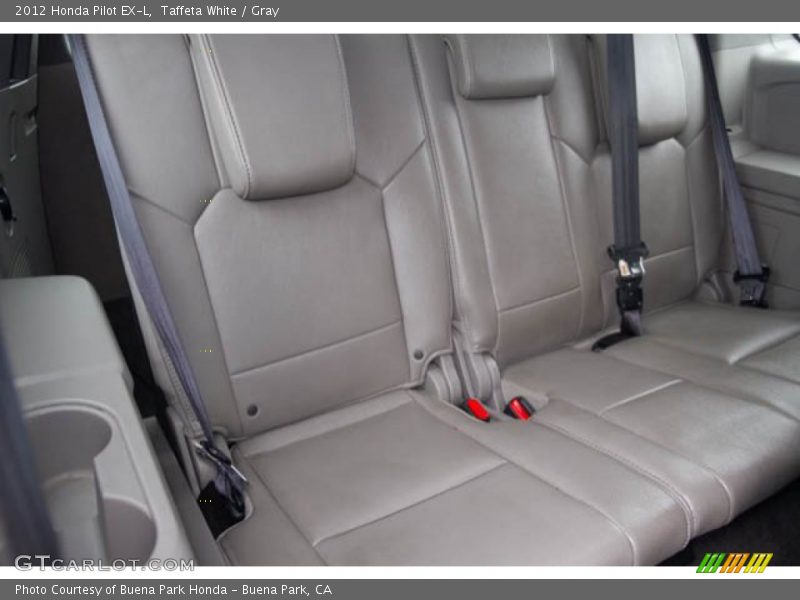 Taffeta White / Gray 2012 Honda Pilot EX-L