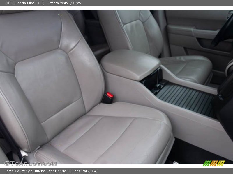 Taffeta White / Gray 2012 Honda Pilot EX-L