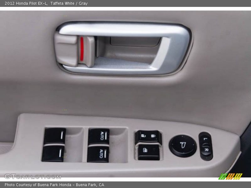 Taffeta White / Gray 2012 Honda Pilot EX-L