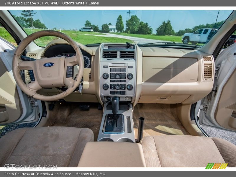 Oxford White / Camel 2009 Ford Escape XLT V6 4WD
