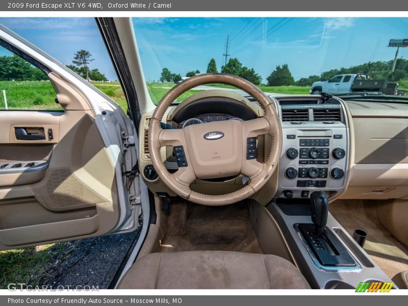 Oxford White / Camel 2009 Ford Escape XLT V6 4WD