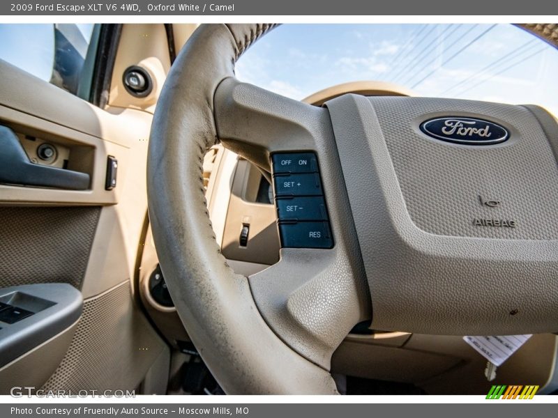 Oxford White / Camel 2009 Ford Escape XLT V6 4WD