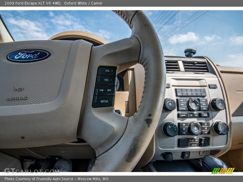Oxford White / Camel 2009 Ford Escape XLT V6 4WD
