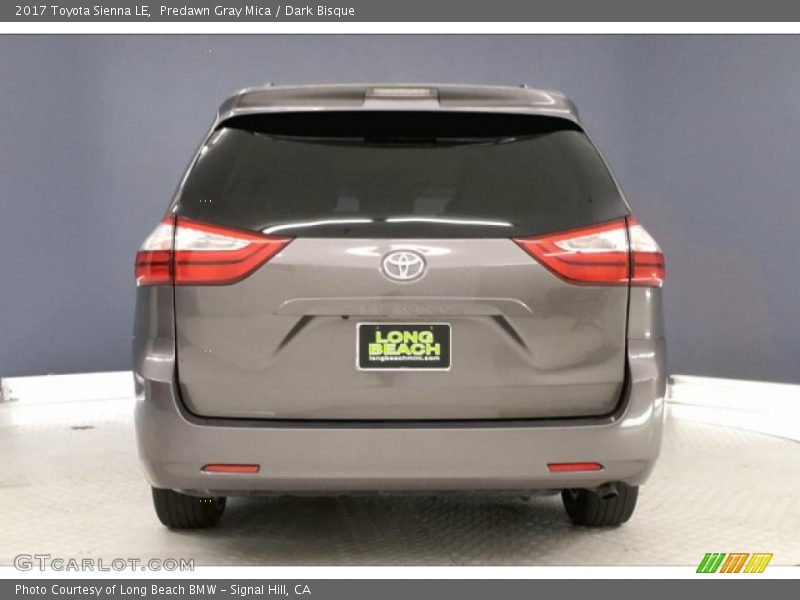 Predawn Gray Mica / Dark Bisque 2017 Toyota Sienna LE