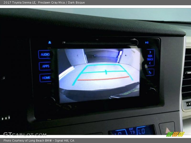 Predawn Gray Mica / Dark Bisque 2017 Toyota Sienna LE