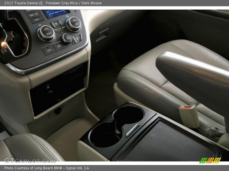Predawn Gray Mica / Dark Bisque 2017 Toyota Sienna LE