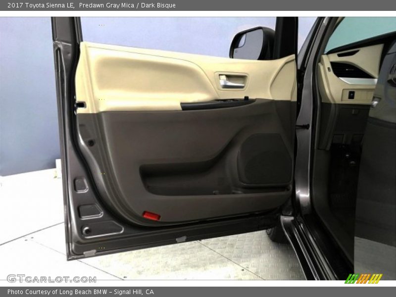 Predawn Gray Mica / Dark Bisque 2017 Toyota Sienna LE
