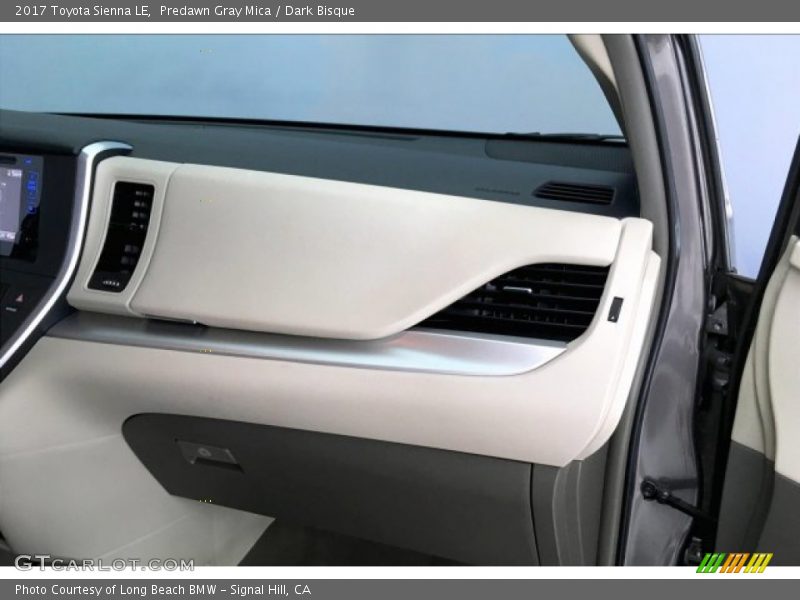 Predawn Gray Mica / Dark Bisque 2017 Toyota Sienna LE