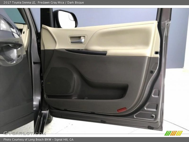 Predawn Gray Mica / Dark Bisque 2017 Toyota Sienna LE