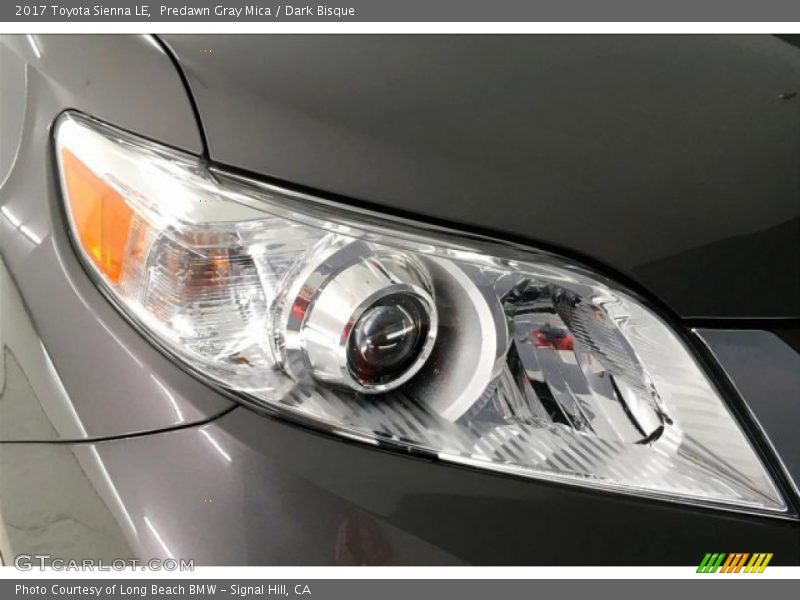 Predawn Gray Mica / Dark Bisque 2017 Toyota Sienna LE