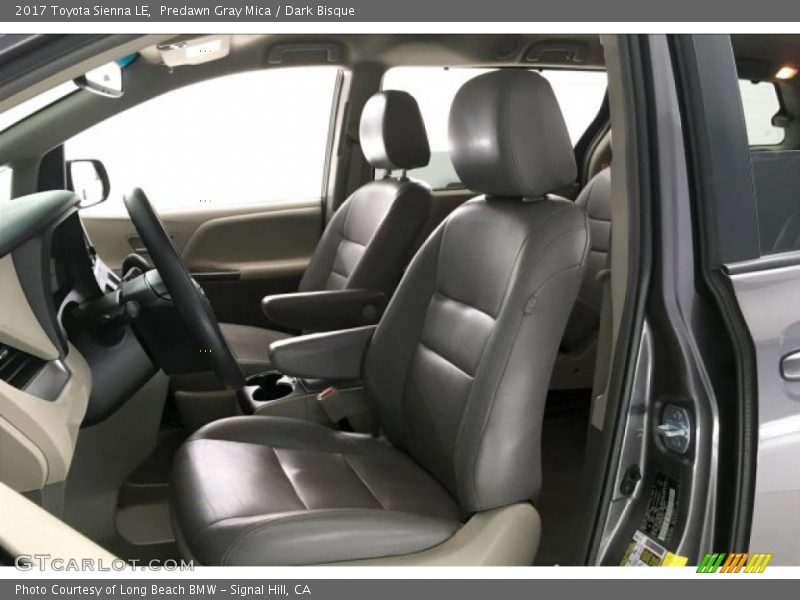 Predawn Gray Mica / Dark Bisque 2017 Toyota Sienna LE