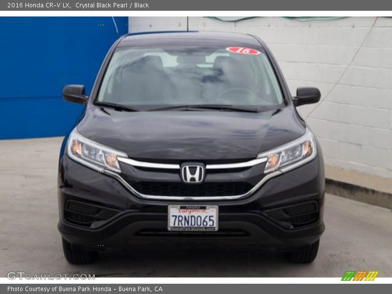 Crystal Black Pearl / Black 2016 Honda CR-V LX