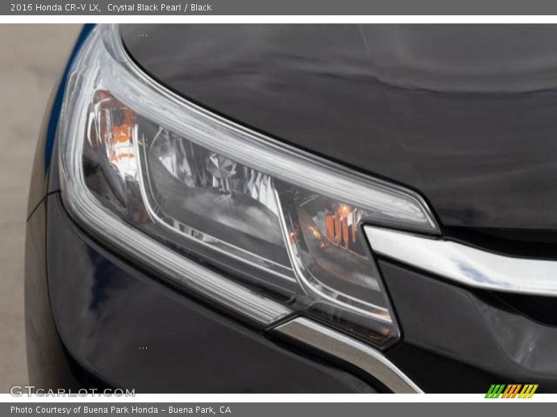 Crystal Black Pearl / Black 2016 Honda CR-V LX