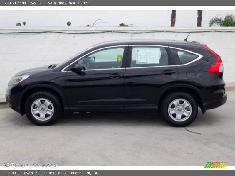 Crystal Black Pearl / Black 2016 Honda CR-V LX