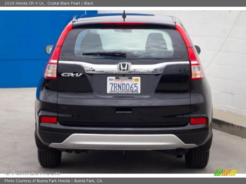 Crystal Black Pearl / Black 2016 Honda CR-V LX