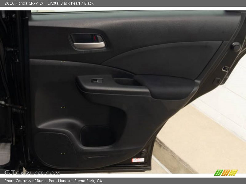 Crystal Black Pearl / Black 2016 Honda CR-V LX