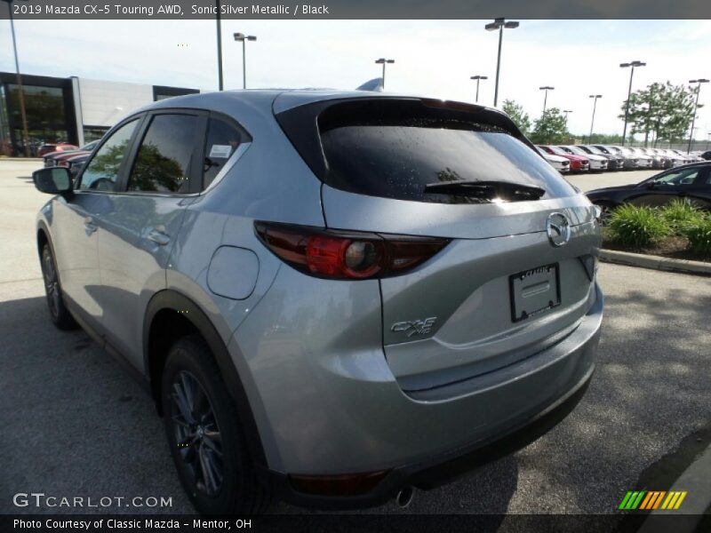 Sonic Silver Metallic / Black 2019 Mazda CX-5 Touring AWD