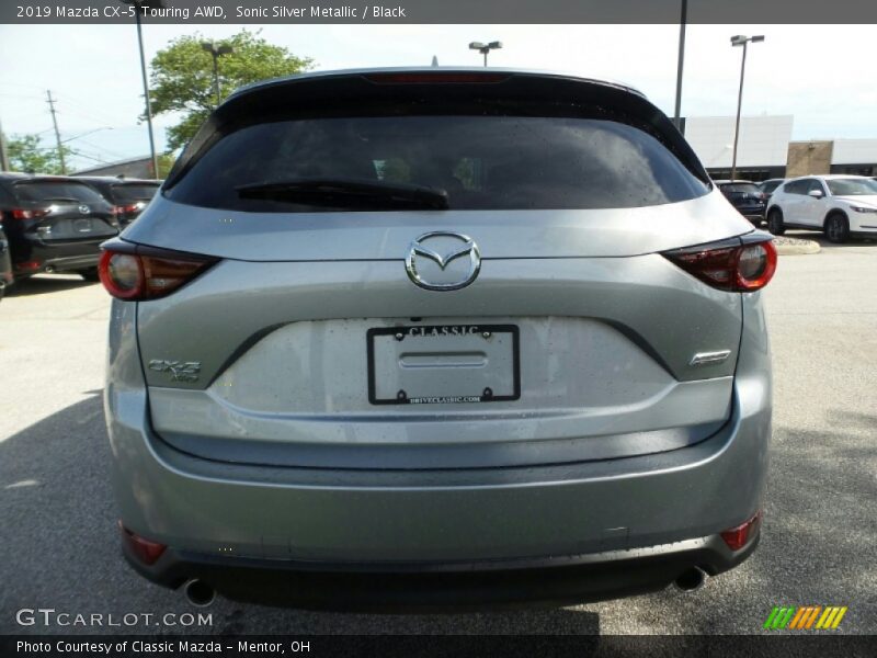 Sonic Silver Metallic / Black 2019 Mazda CX-5 Touring AWD