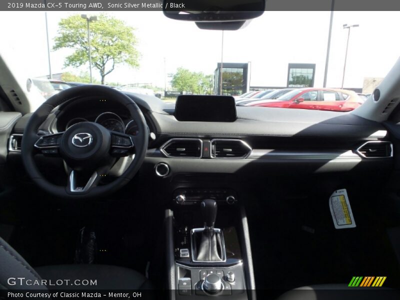 Sonic Silver Metallic / Black 2019 Mazda CX-5 Touring AWD