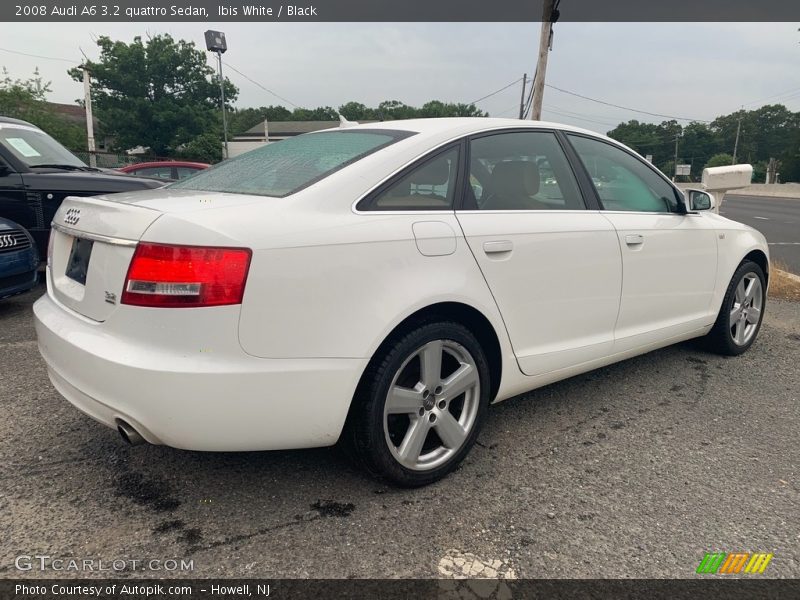 Ibis White / Black 2008 Audi A6 3.2 quattro Sedan