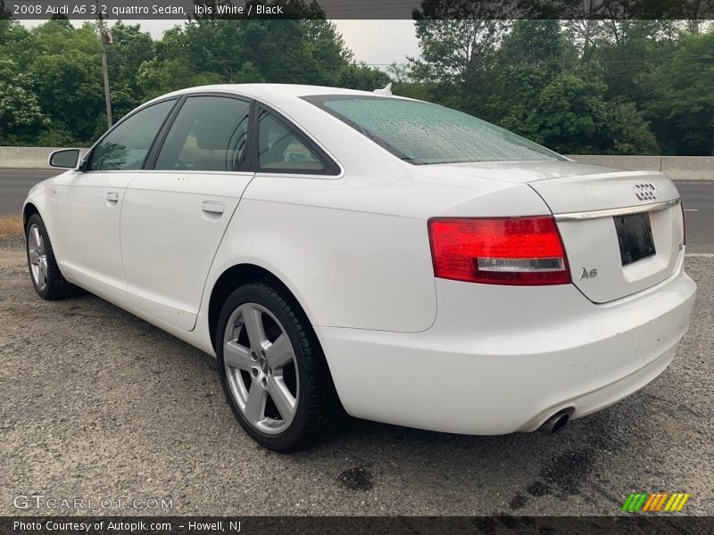 Ibis White / Black 2008 Audi A6 3.2 quattro Sedan