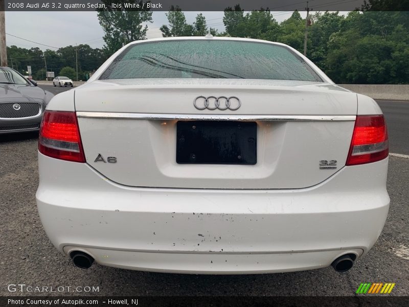 Ibis White / Black 2008 Audi A6 3.2 quattro Sedan