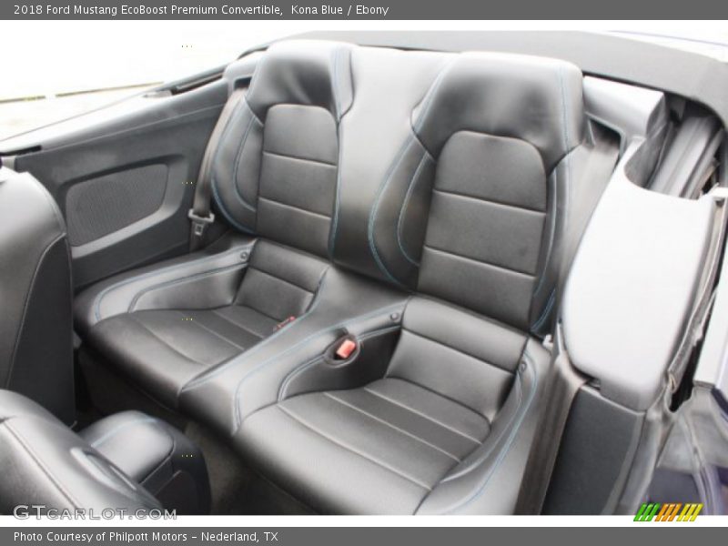 Kona Blue / Ebony 2018 Ford Mustang EcoBoost Premium Convertible