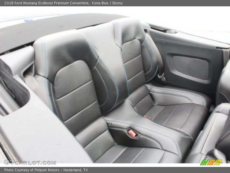 Kona Blue / Ebony 2018 Ford Mustang EcoBoost Premium Convertible