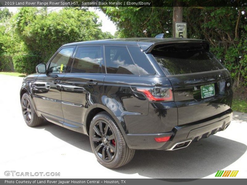 Santorini Black Metallic / Ebony/Ebony 2019 Land Rover Range Rover Sport HST