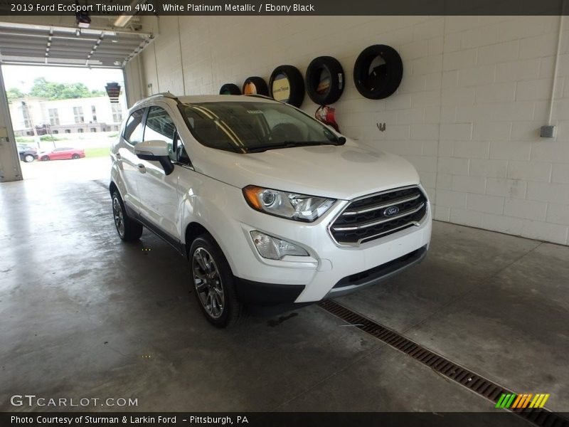 White Platinum Metallic / Ebony Black 2019 Ford EcoSport Titanium 4WD