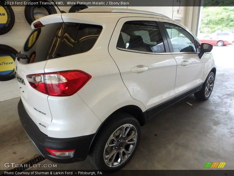 White Platinum Metallic / Ebony Black 2019 Ford EcoSport Titanium 4WD
