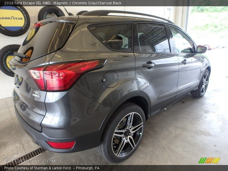 Magnetic / Chromite Gray/Charcoal Black 2019 Ford Escape SEL 4WD