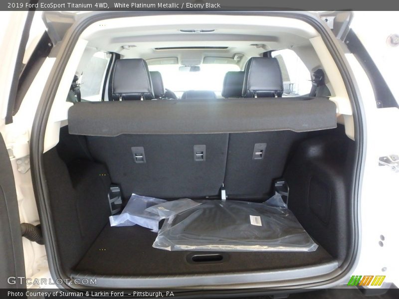 White Platinum Metallic / Ebony Black 2019 Ford EcoSport Titanium 4WD