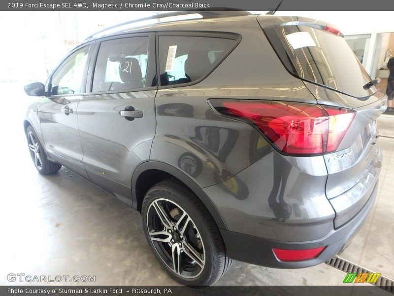 Magnetic / Chromite Gray/Charcoal Black 2019 Ford Escape SEL 4WD