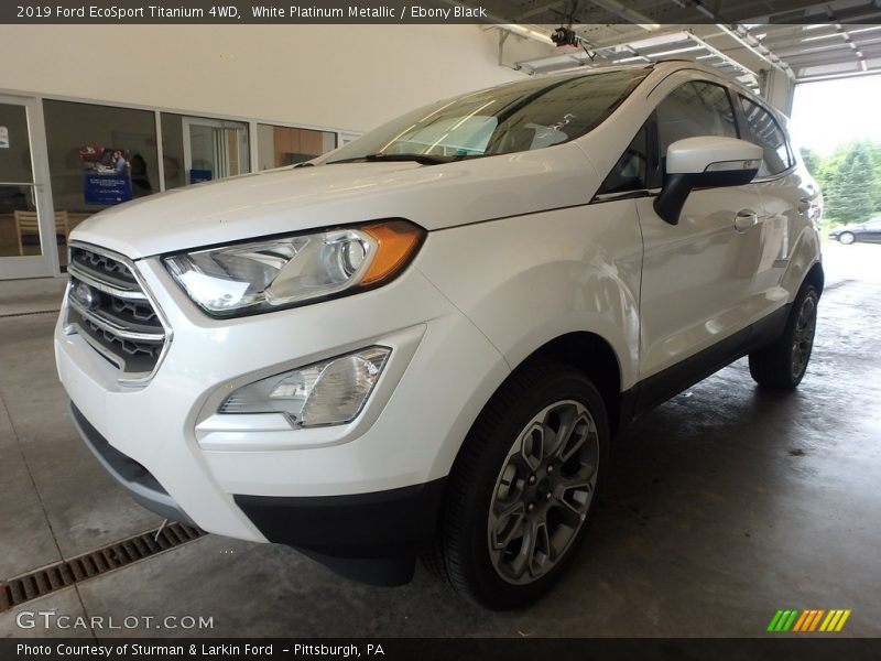 White Platinum Metallic / Ebony Black 2019 Ford EcoSport Titanium 4WD