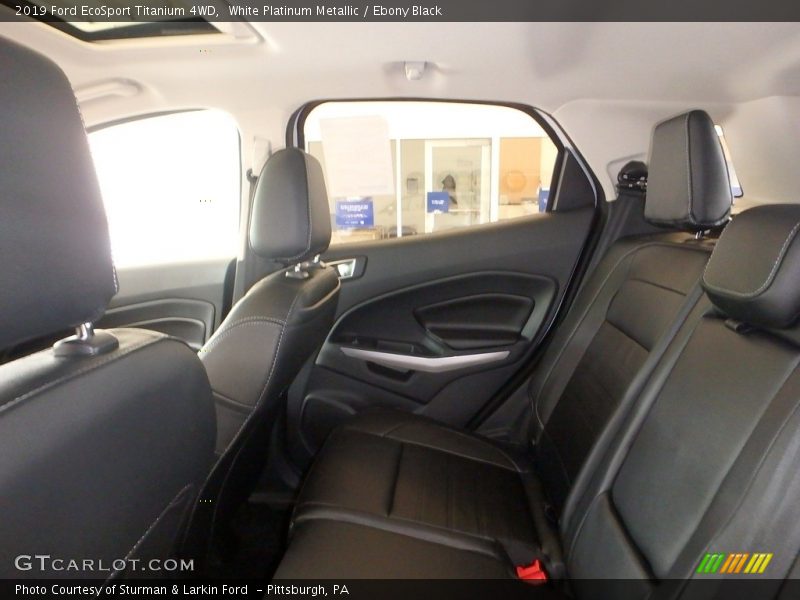 White Platinum Metallic / Ebony Black 2019 Ford EcoSport Titanium 4WD