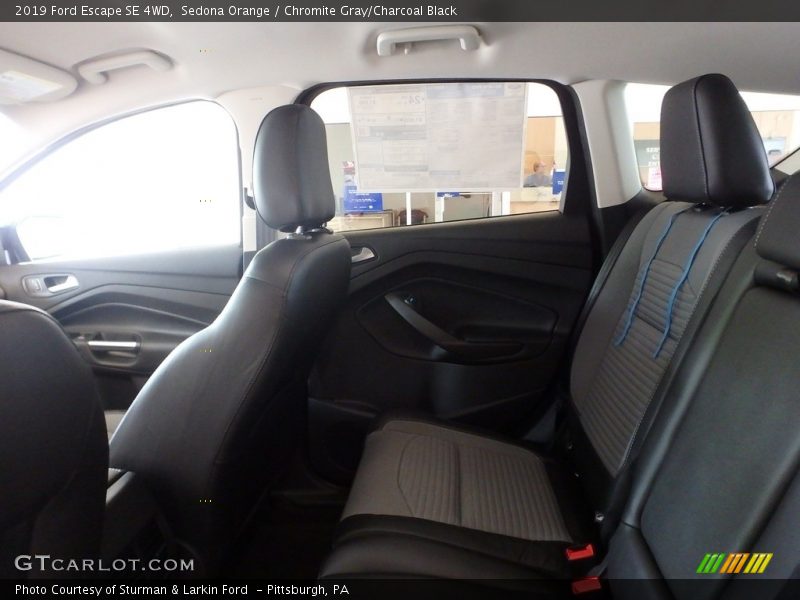 Sedona Orange / Chromite Gray/Charcoal Black 2019 Ford Escape SE 4WD