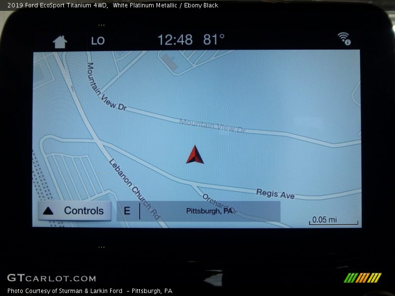 White Platinum Metallic / Ebony Black 2019 Ford EcoSport Titanium 4WD